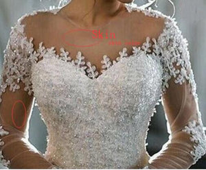 Elegant Tulle Ball Gawn Princess Wedding Dress