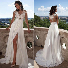 Load image into Gallery viewer, Sleeveless Satin Wedding Dress