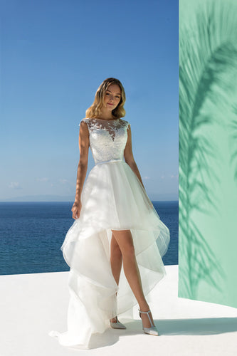 Lace Short Beach Wedding Dress