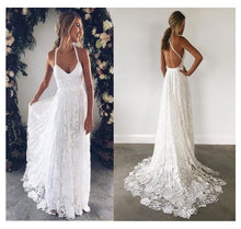 Load image into Gallery viewer, Lace Beach Wedding Dress