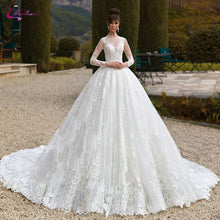 Load image into Gallery viewer, Sleeve Ball Gown Wedding Dress