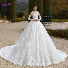 Load image into Gallery viewer, Sleeve Ball Gown Wedding Dress